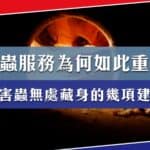 讓害蟲無處藏身:專業滅蟲服務為何如此重要?